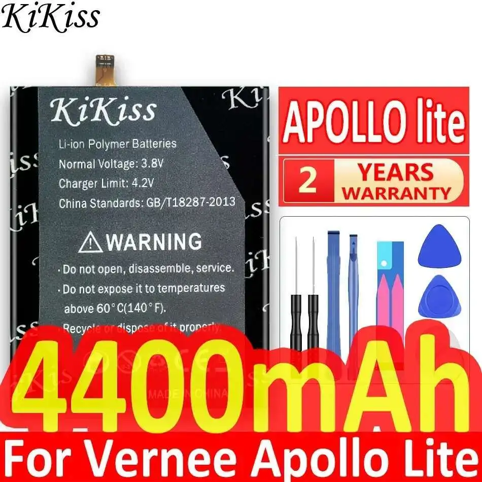 

For Vernee Apollo Lite SD456074PE Long-Lasting Mobile Phone Battery 4400Mah