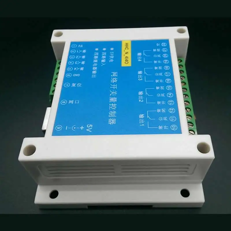 4 Channel Network Switch Value Transparent Ethernet Ip Relay Intelligent Home Access Control Remote Controller Can Delay