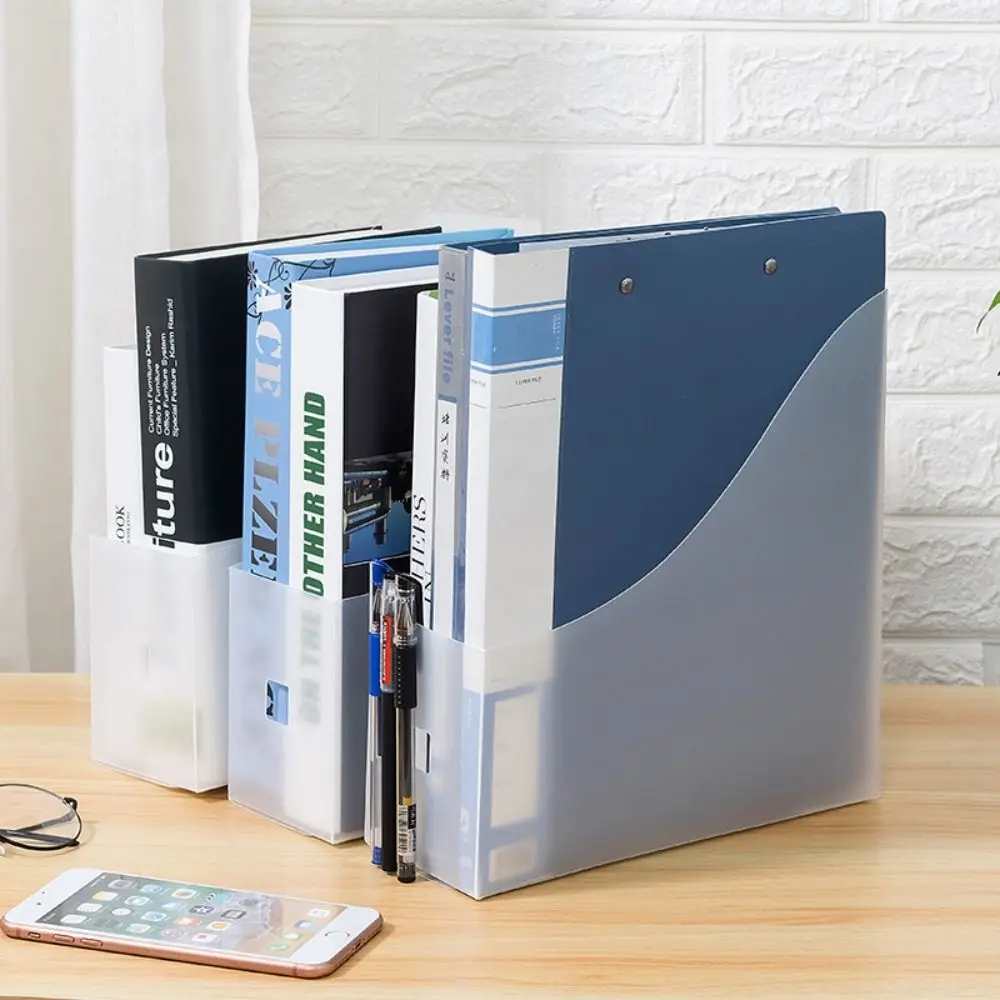 Desktop File Folder Book Magazine Holder Desk Document Paper Vertical Storage Organizer Stand Shelf Rack