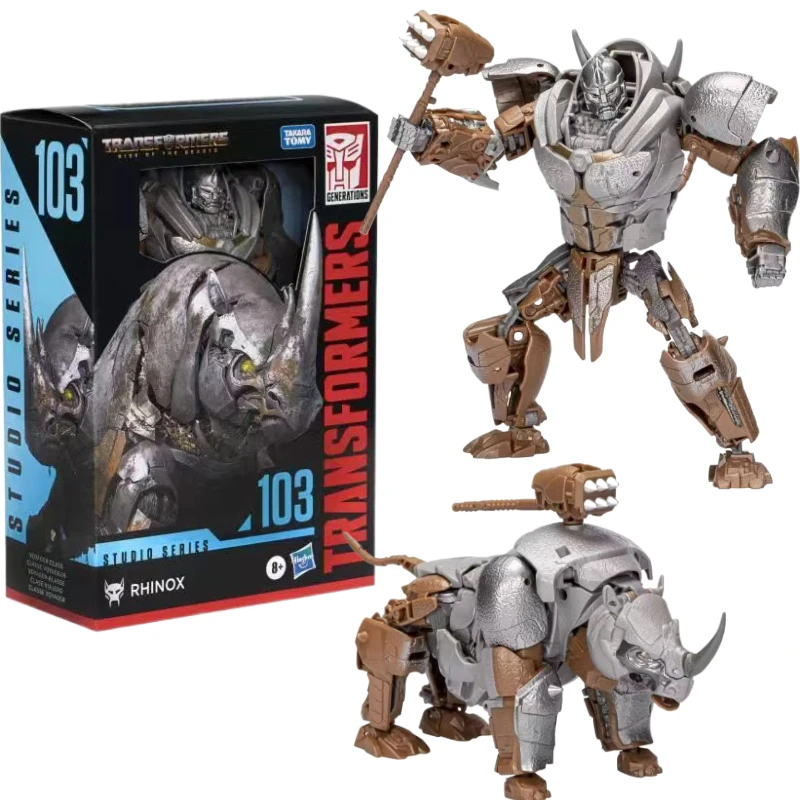 

Hasbro Transformation Toy Super Soldier Rise SS103 Transformation 7 Rhino Warriors National Bank 3C Movable Robot Original Box