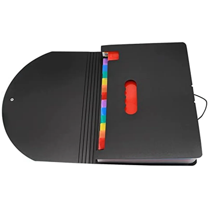 1 PCS Rack Desk Organizer 24 กระเป๋าโฟลเดอร์ขยาย Rganize แบบพกพาแฟ้มธุรกิจอุปกรณ์สํานักงานแฟ้ม Rack PP