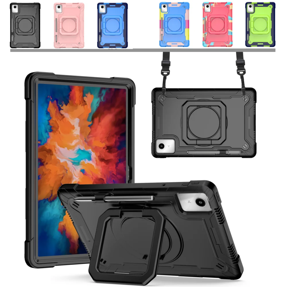 Full Body Protection Case for Lenovo Tab M11 11 inch 360°Rotatable Kickstand Cover for Xiaoxin Pad 2024 11