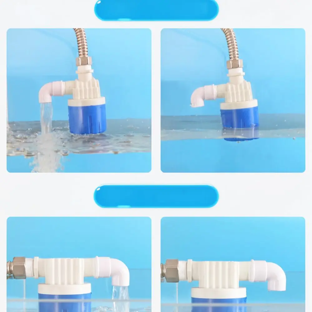 Automatic Water Shut Off Valve For Tank Tower Reservoir Float Switch Controller Plastic Hydraulic Plumbing System