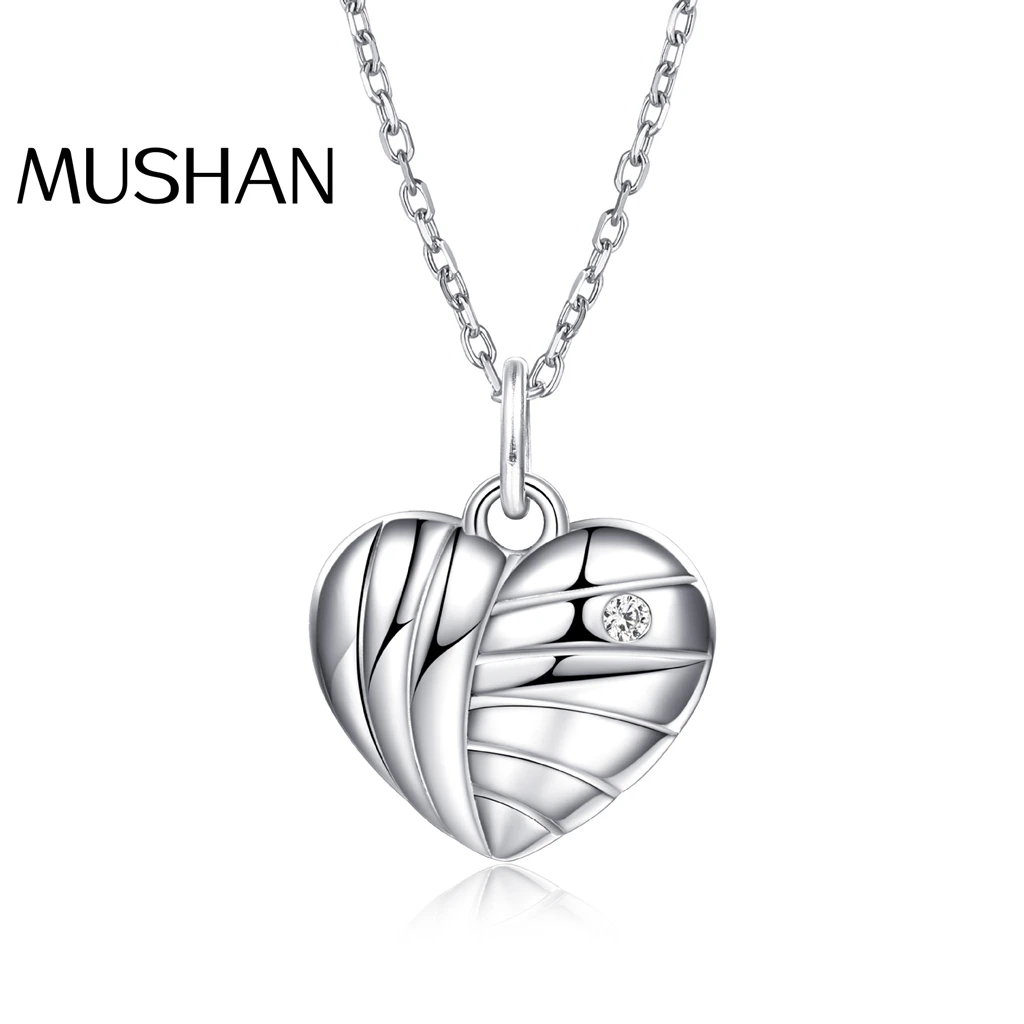 

MuShan Jewelry 925 Sterling Silver Necklace Pendant Chain HCD Gemstones Anniversary Gift Birthday Gift Women Necklaces Jewelry