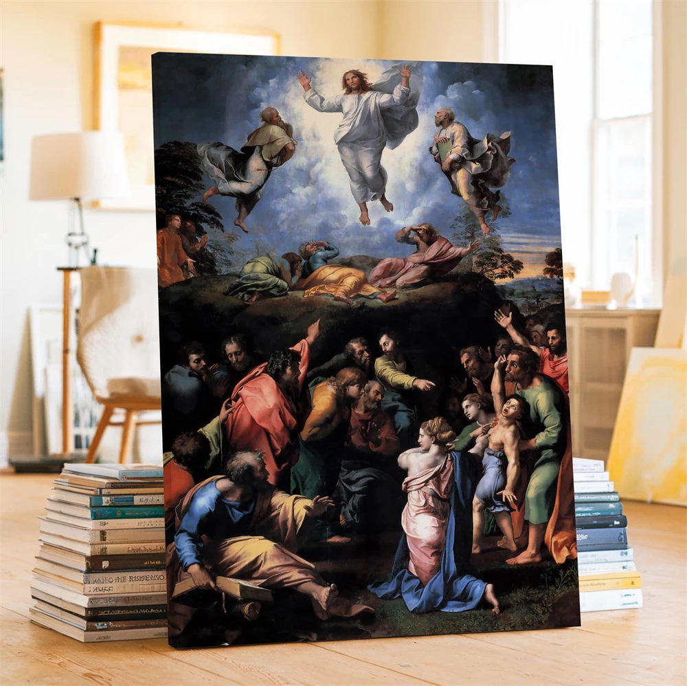 Michelangelo Libyan Sibyl Canvas Prints Sistine Chapel Ceiling Print High Renaissance Famous Poster Classic Italian Fresco Print