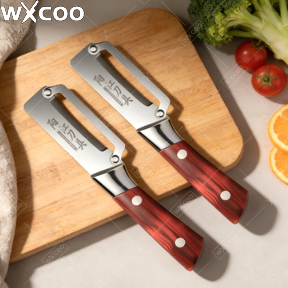 Stainless Steel Multifunctional Peeler Kitchen-Grade Vegetable Slicing Fruit Peeler Pumpkins and Lettuce Fruit Scraping Tools