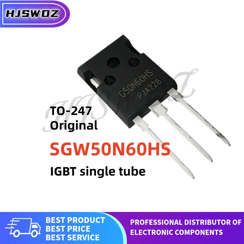 Transistor de potencia IGBT original SGW50N60HS G50N60HS SGW50N60 G50N60 TO-247 50A 600V (5-20 piezas)