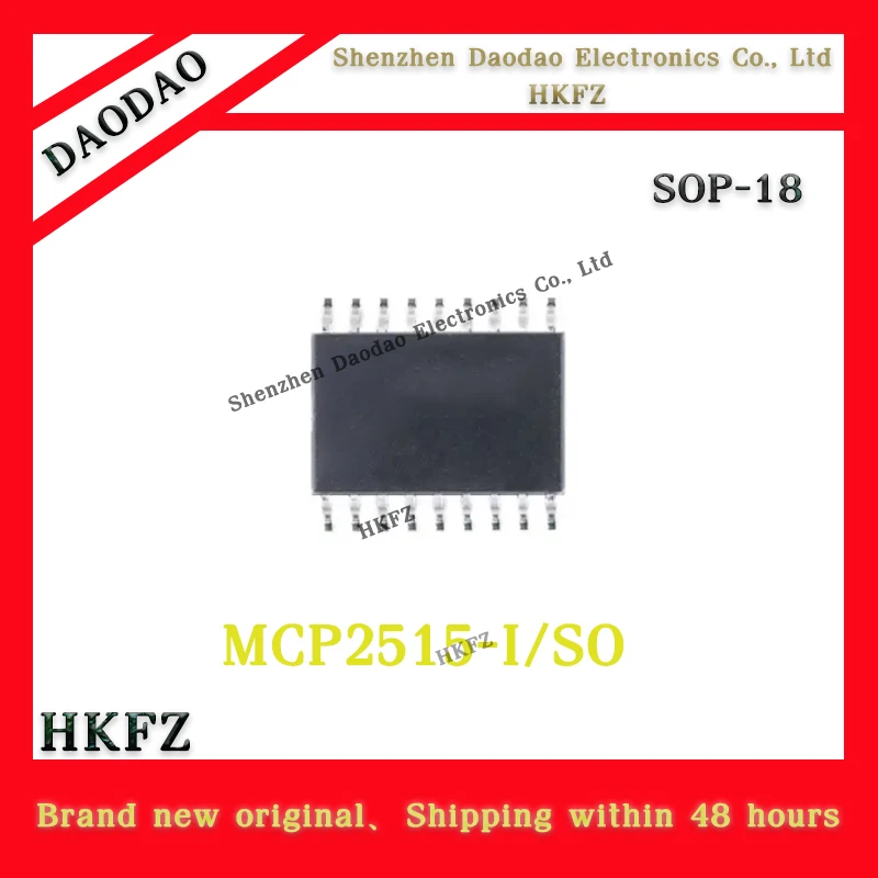 

5Pcs MCP2515-I/SO MCP2515T MCP2515 SOP-18 CAN bus controller SPI chip IC New original