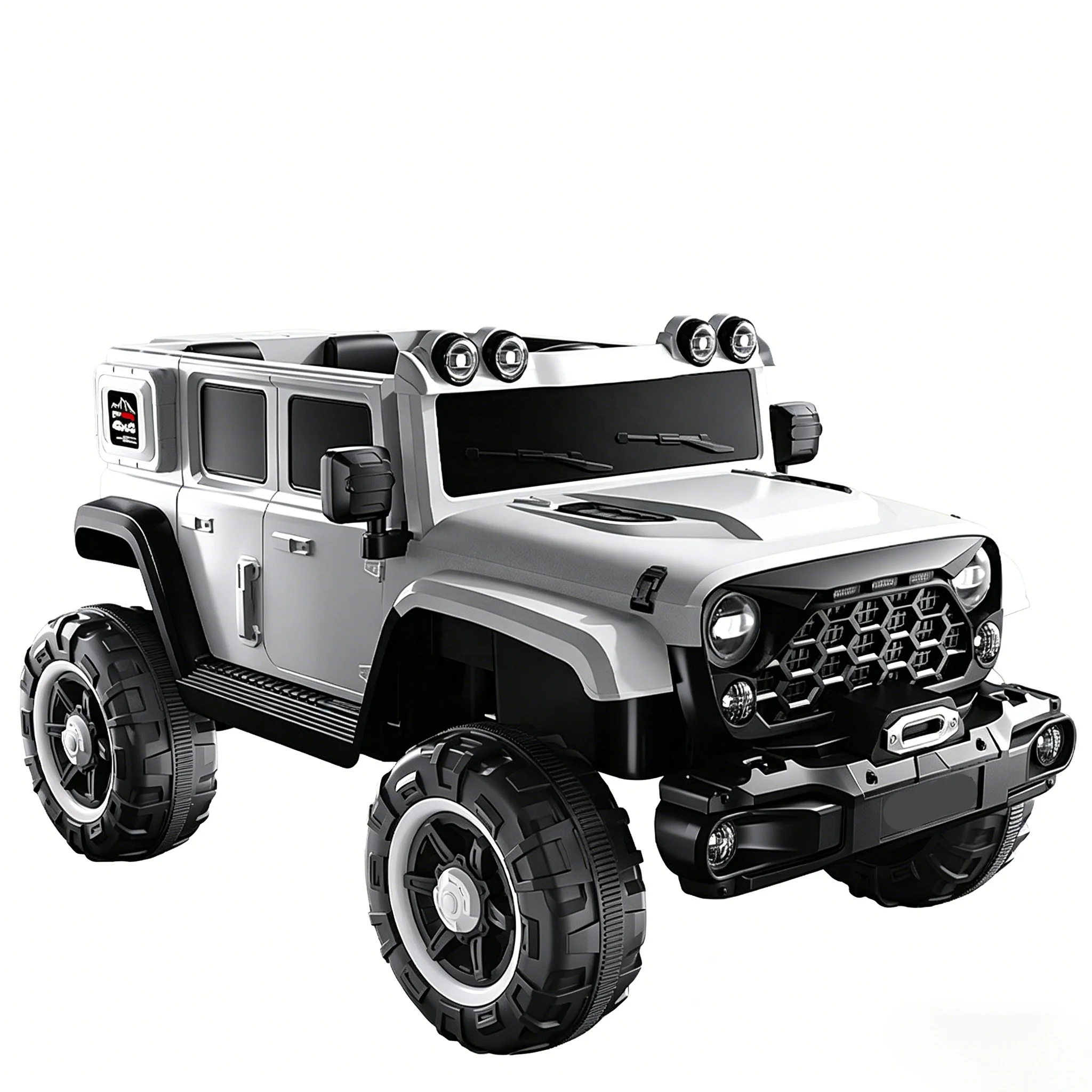 children's electric remote control four-wheel drive off-road toy vehicle (plastic material) is suitable for boys and girls