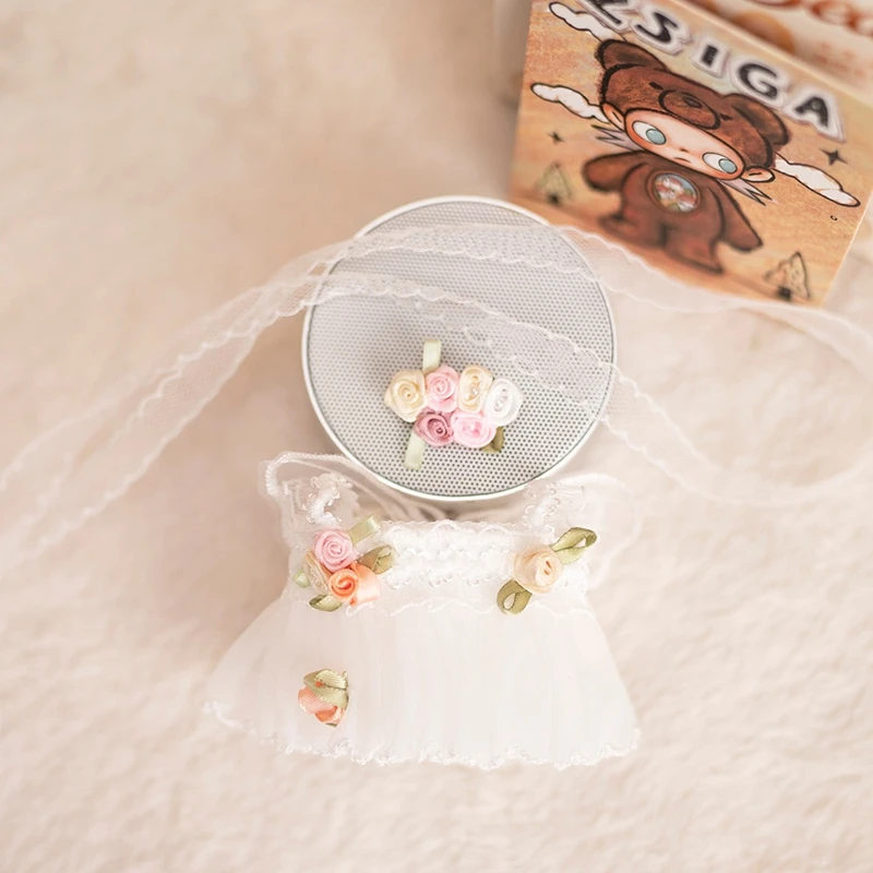 로즈 나비 날개 웨딩 드레스 20cm Zsiga BJD 인형 의류 액세서리 드레스 업 변경 의류 선물