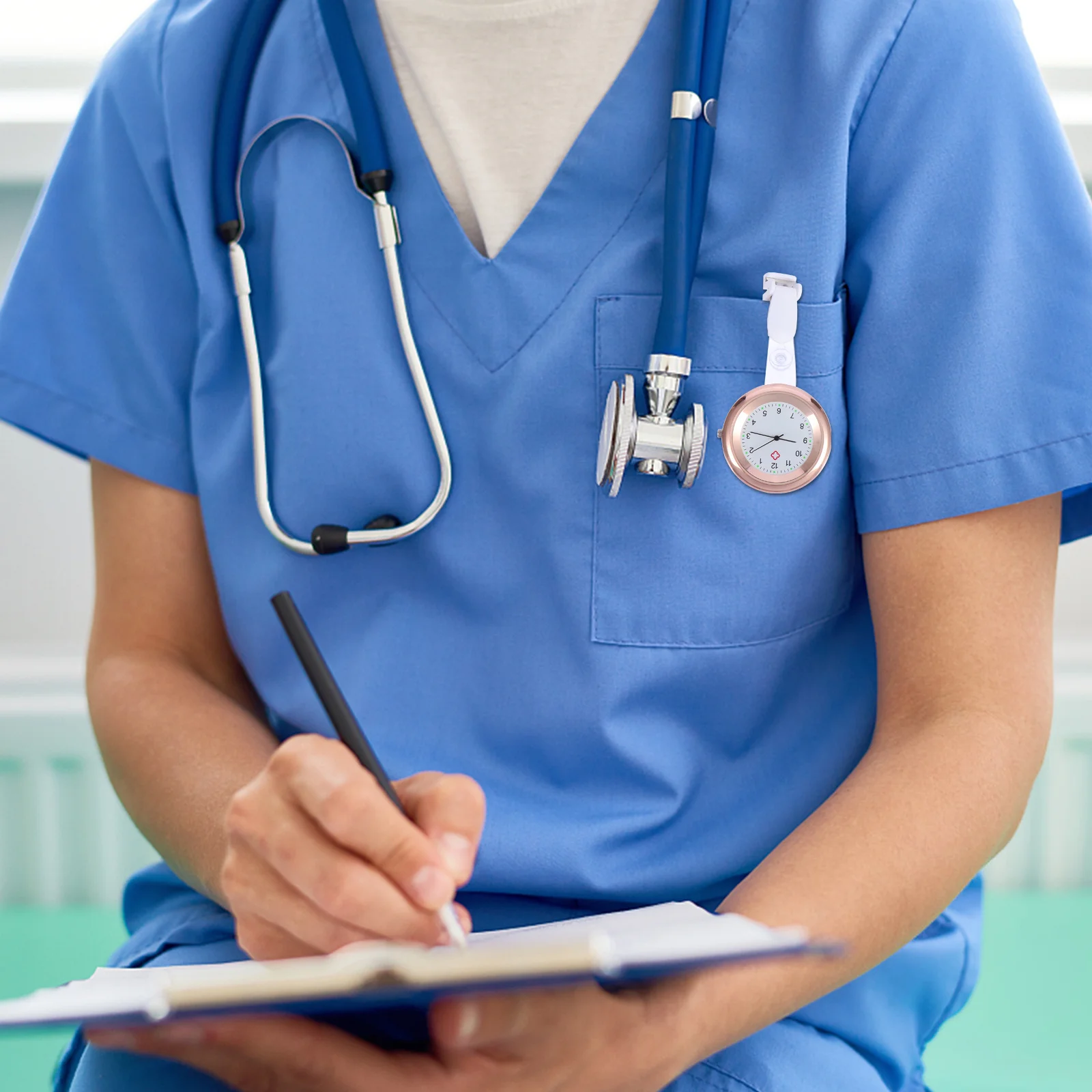 

Nurse Pocket Clip-On Design Waterproof Nursing Watch For Women Hospital Staff Gift Nurse Fob Watch Pocket Timepiece