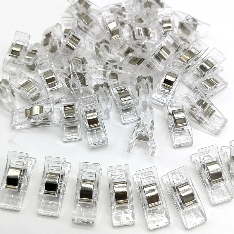 50 STKS Naaiclips Kleurrijke Clips Multifunctioneel Plastic Ambacht Haken Breien Veiligheid Kleding Clips Kleur Bindclips Papier