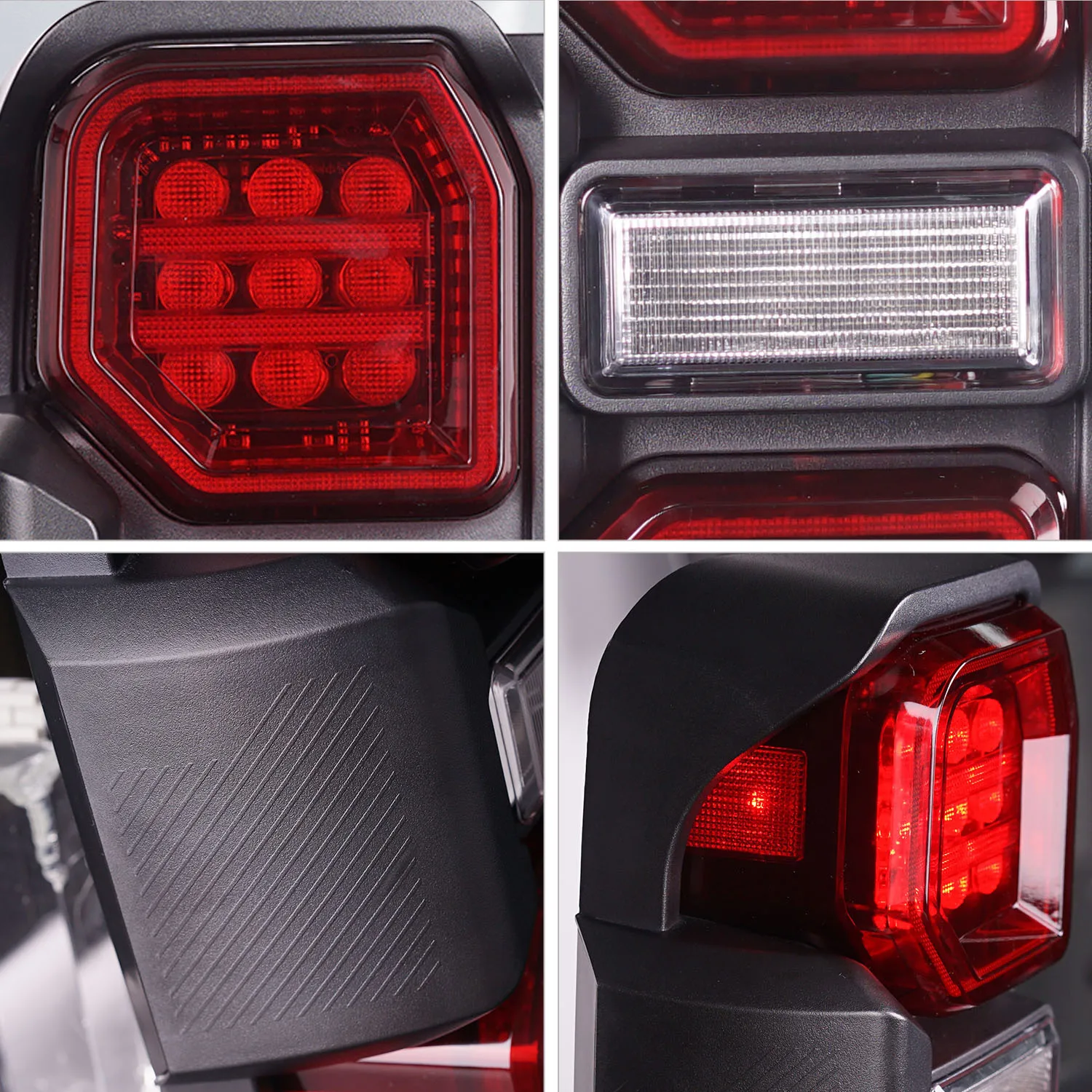 

Car Light Accessories Raptor Style Led Taillights Rear Light Design With Sequential Turn Signal For Ford Bronco 2022 2023 2024