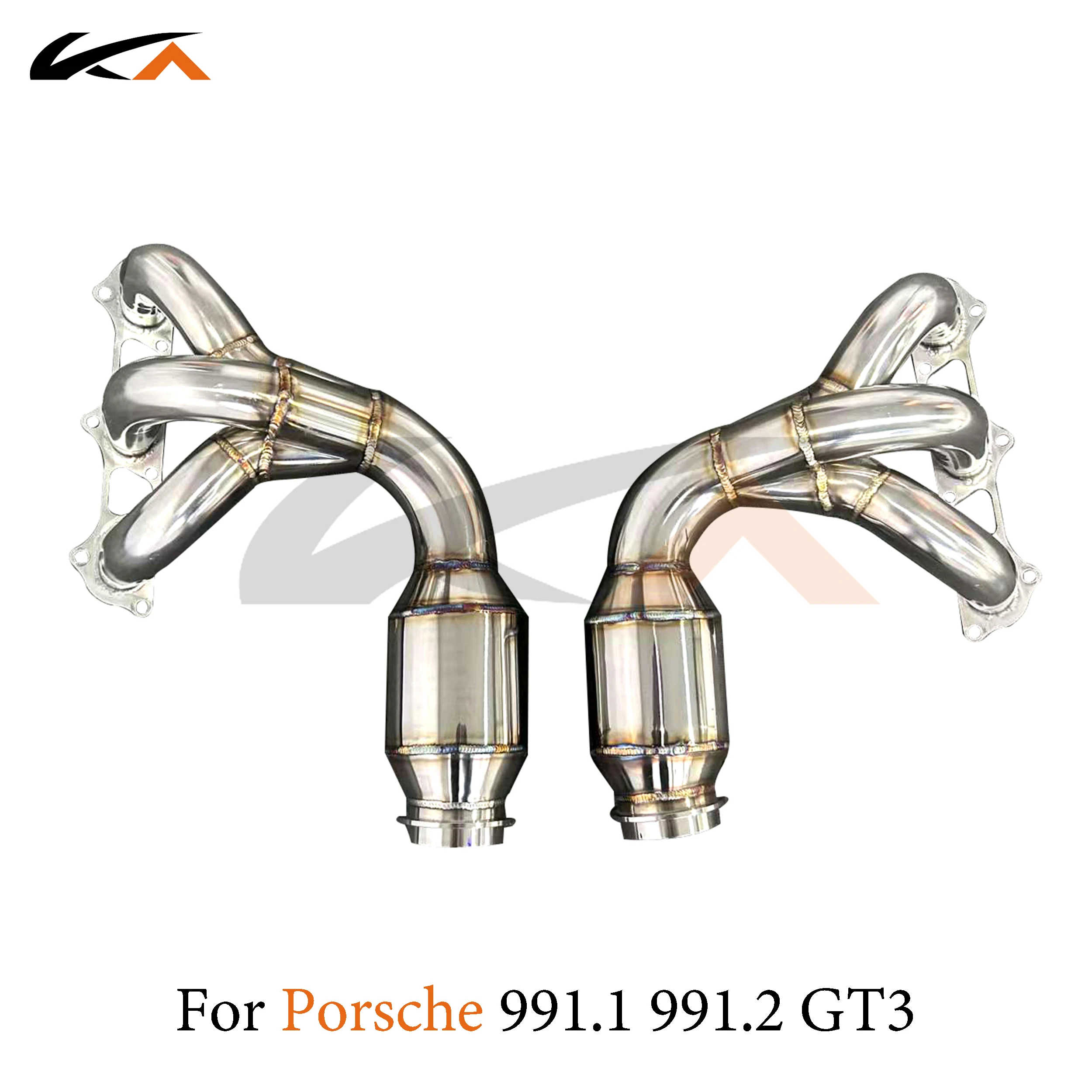 

KA Tuning manifold exhaust system stainless headers for Porsche 911 991.1 991.2 GT3 performance auto parts catalysis