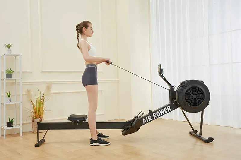Seated Rowing Machine Dynamic Rowing Exercise Machine Indoor Wind Resistant Rowing Machine Home Gym