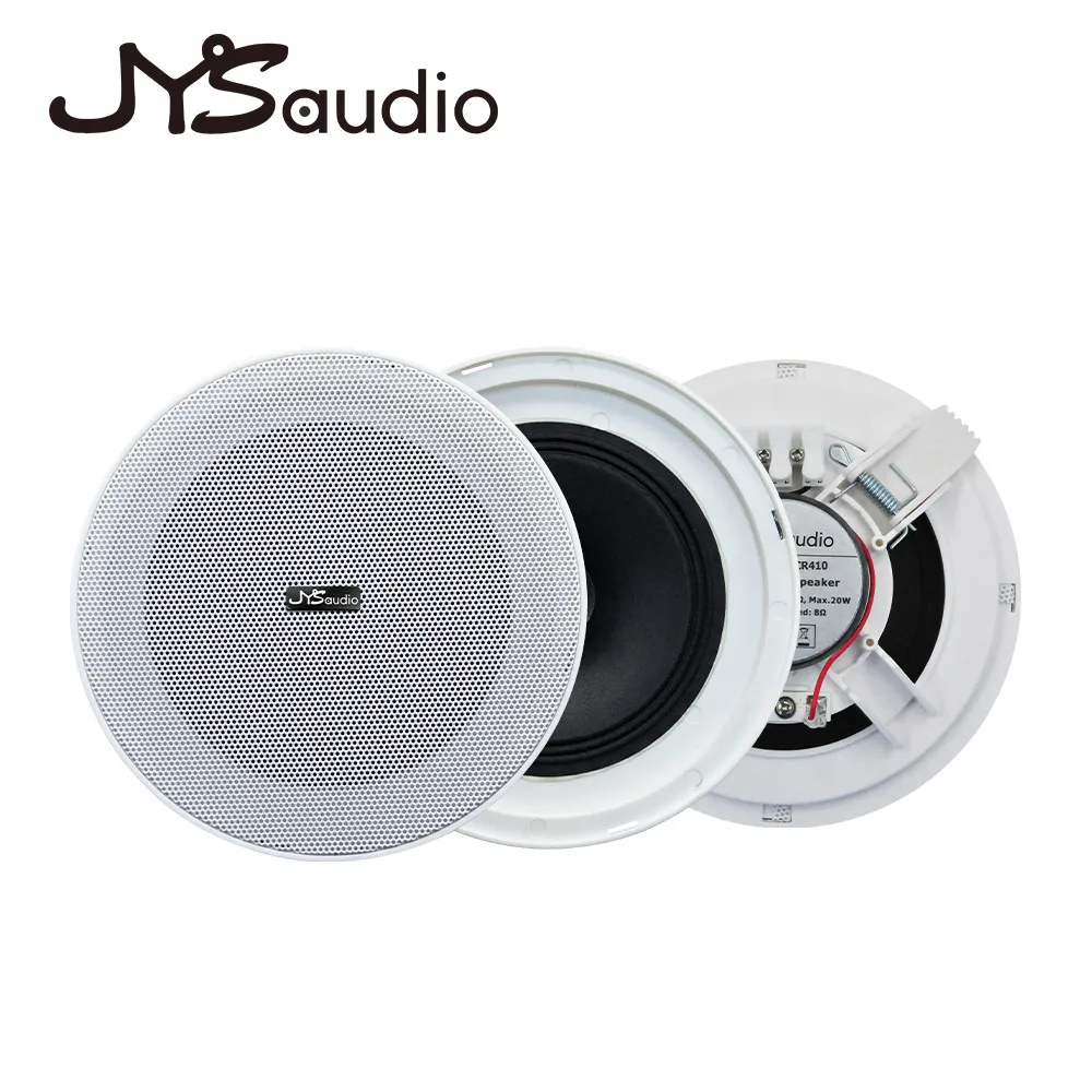 10W PA System Mini Passive Ceiling Speaker HiFi Stereo Sound 8ohm Background Music Full Range Loudspeaker for Kitchen Amplifier