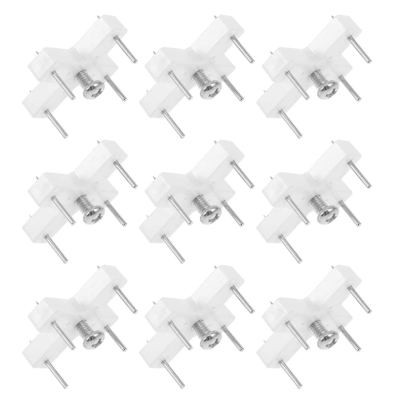 10Pcs Non Trace Picture Hangers Kit No Damage Wall Hooks for Heavy Duty Hanging on Hardwall Concrete Cement Block Surfaces