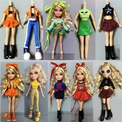 30cm Monstering High Doll for Bratzes doll Dressing Soft Casual Wear Handmade Clothes Outfit Doll Clothing Girl Toys