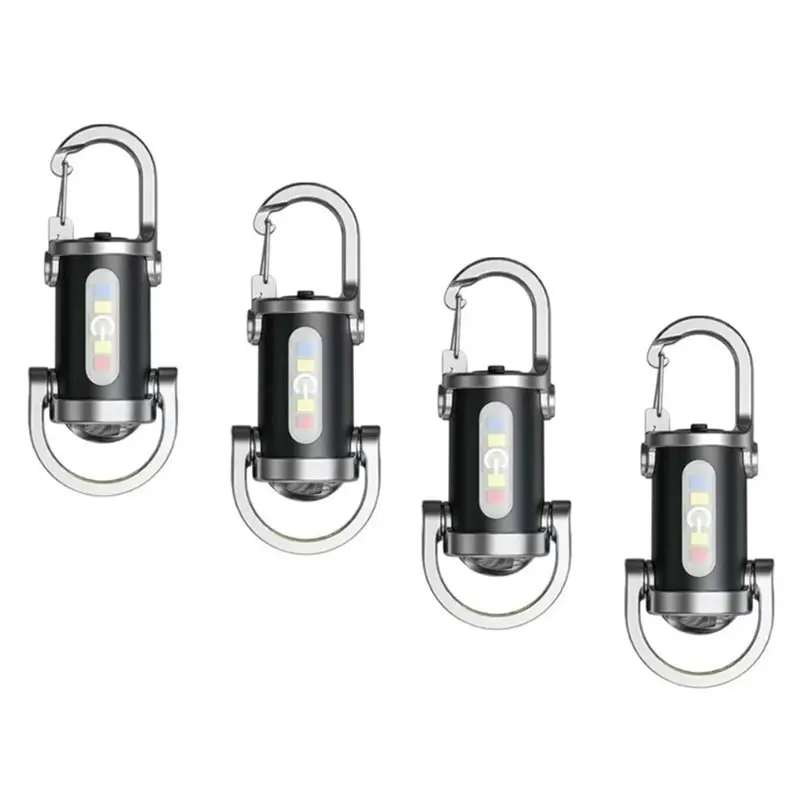 

A74E-LED Flashlight Keychain Rechargeable Waterproof Portable Light For Camping And Walking