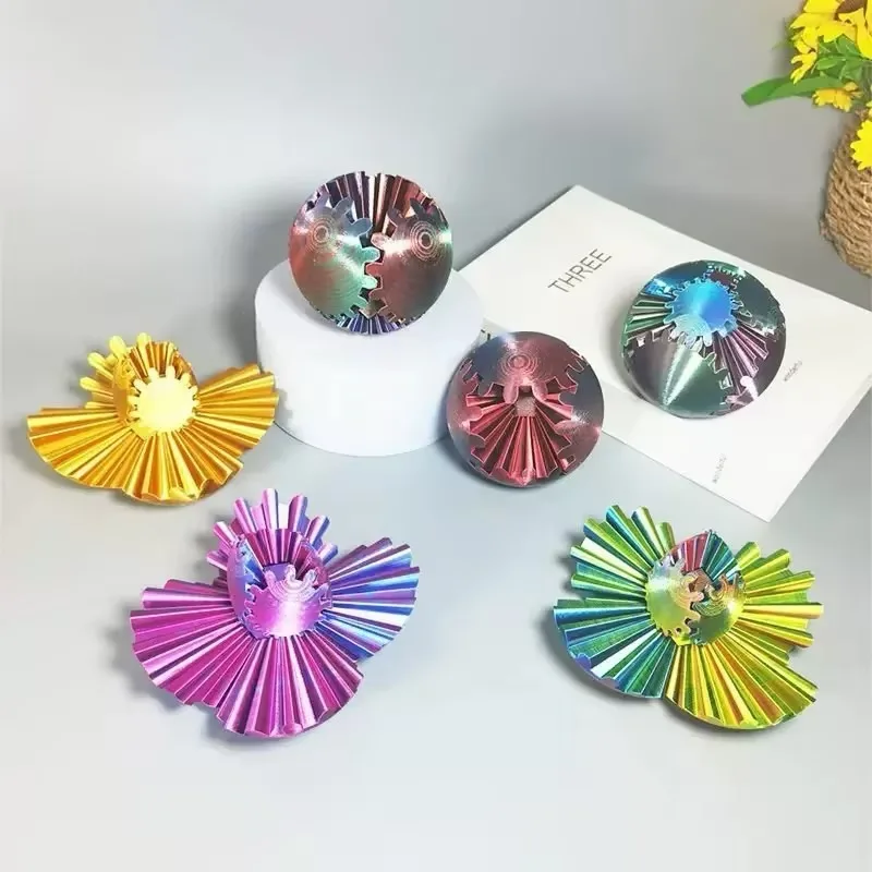 Ball gear 3D printing gear toy PLA youth gear ball Internet celebrity explosion Children's creative decompression cross-border