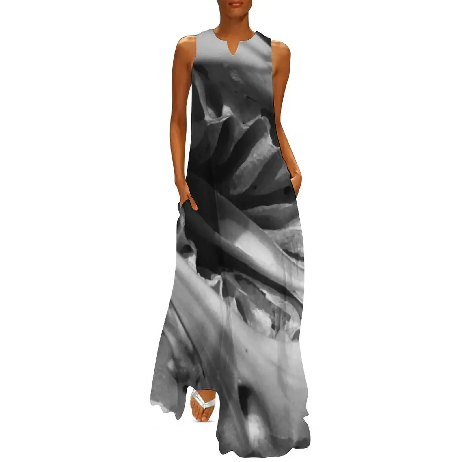 

SKULL 001 - Abstract Gothic Photography - Malayan Tapir Long Dress women evening dress elegant and pretty women's dresses Dress