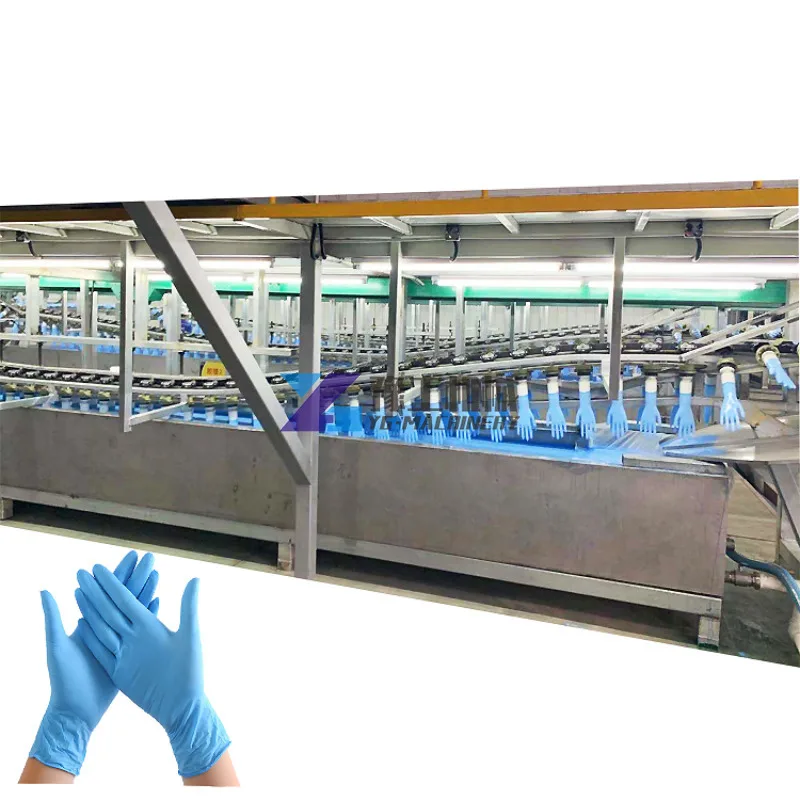 Guanti manuali in lattice usa e getta automatici YG che producono la macchina Macchina automatica per guanti in lattice del produttore cinese