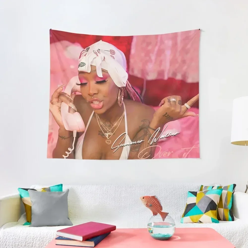 

Fourwal Summer The First and American Tapestry Room Decor For Girls Luxury Living Room Decoration Tapestry