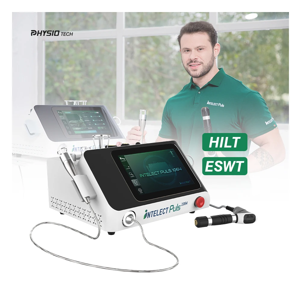 HILT ESWT Shock Wave Laser Therapy Machine ESWT Shockwave Class 4 High Power Laser Pain Therapy Physiotherapy Machine