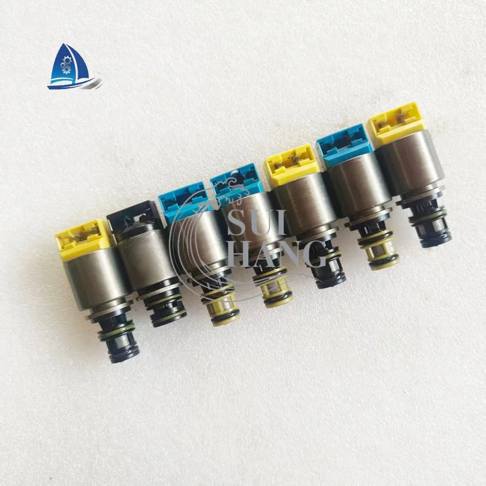 6HP19 6HP26 Solenoid Valve Kit Automatic Transmission Solenoid Valves 7 Pieces/Set 1068298044 Suitable for BMW, Audi