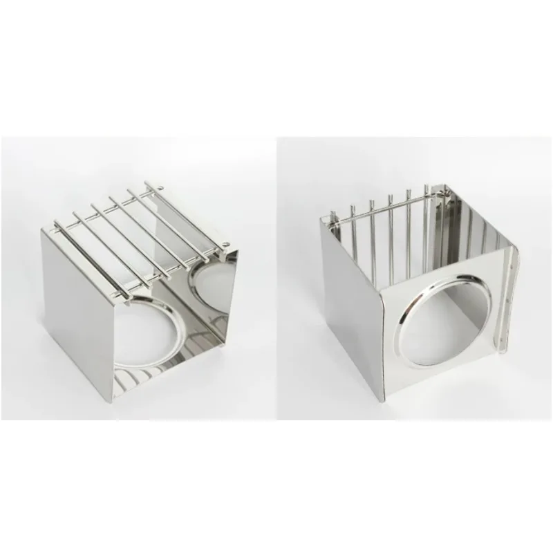 Stainless Steel Square Coffee Stove Stand Stable Pot Support For Moka Pot And Outdoor Mountaineering Camping Cooking Equipment