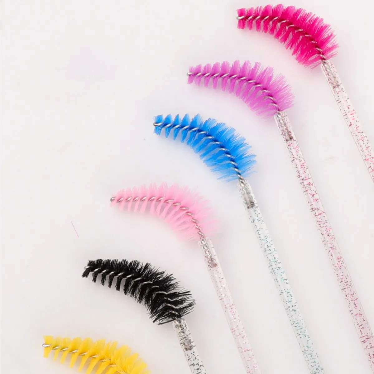 1000 pcs Disposable Nylon Mascara Wands for Lash Extension Brow Lamination Woman Makeup Accessories Waterdrop Tear Drop