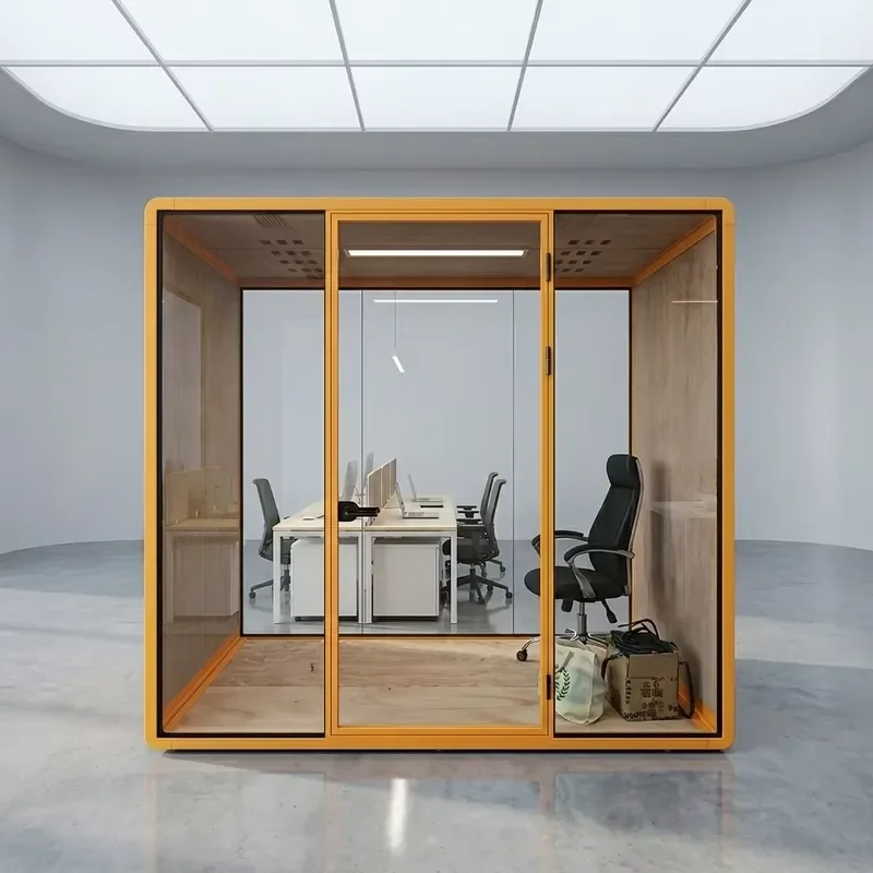 Sealed Soundproof Cabin High Soundproofing Office Private Compartment for Quiet Workspace