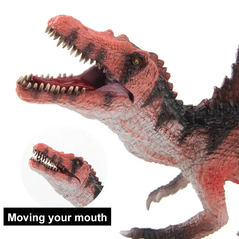 Jurassic Dinosaur Fishing Spinosaurus Bajadasaurus Triceratops Animals Model Action Figures World Dino Figurine PVC Toy Kid Gift