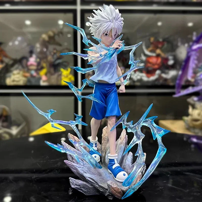 23cm Anime HUNTER×HUNTER Action Figures Killua Zoldyck Figurine VIBRATION STARS PVC Model Collection Toys Birthday Doll Gifts