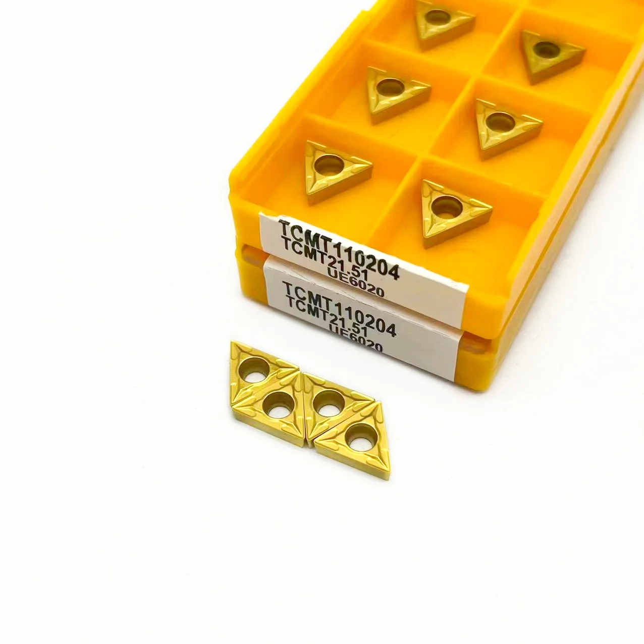 قاطع مخرطة إدراج كربيد التنغستن ، أداة تحول ، أدوات قطع الآلات ، CNC ، TCMT110204 ، VP15TF ، UE6020 ، TCMT ، UE6020