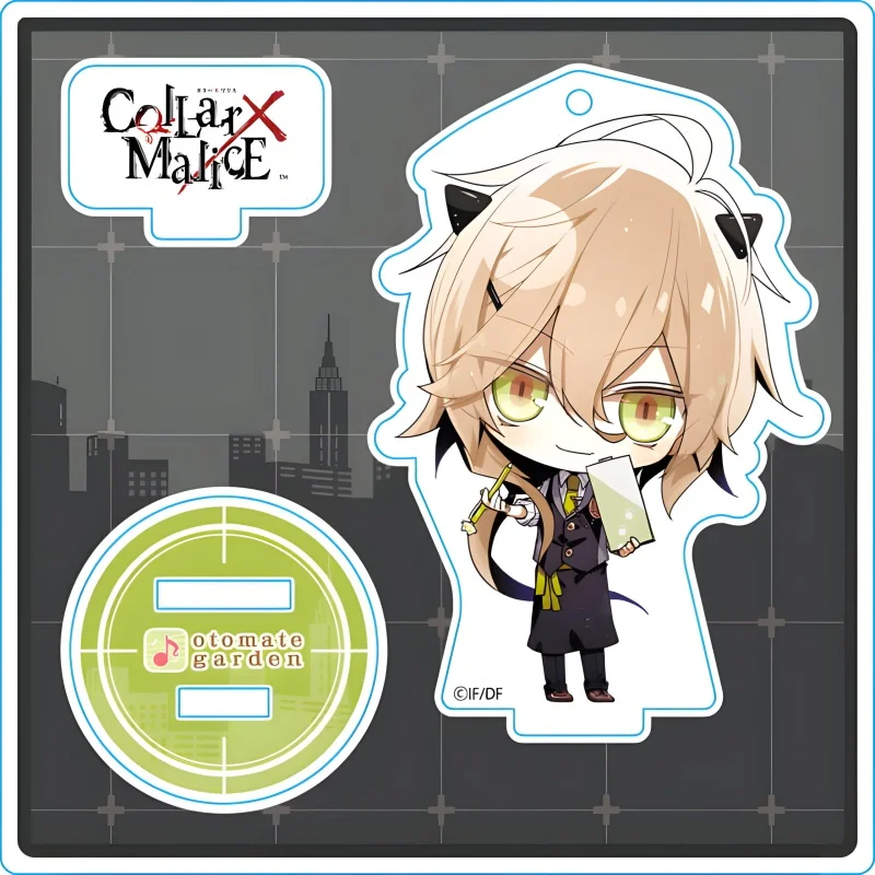 Collar X Malice 10CM Chibi Acrylic Standee Cafe Series Face Pinching Factory Wholesale Ornament Friends Gifts Keychain