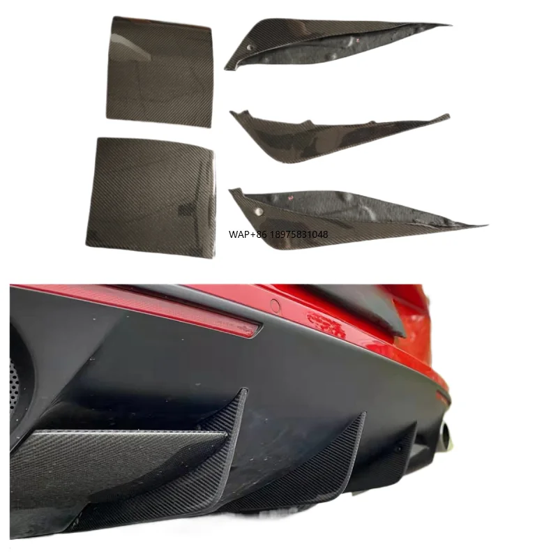 

California Upgraded Carbon Fiber Rear Diffuser Blade Body Kit for 15-17 Models