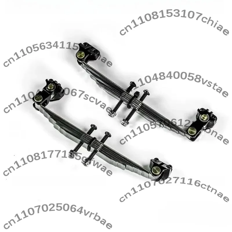 Suitable for 1/14 heavy-duty truck tractor X-8011 simulation straight steel plate power axle front suspension mudhead DIY model
