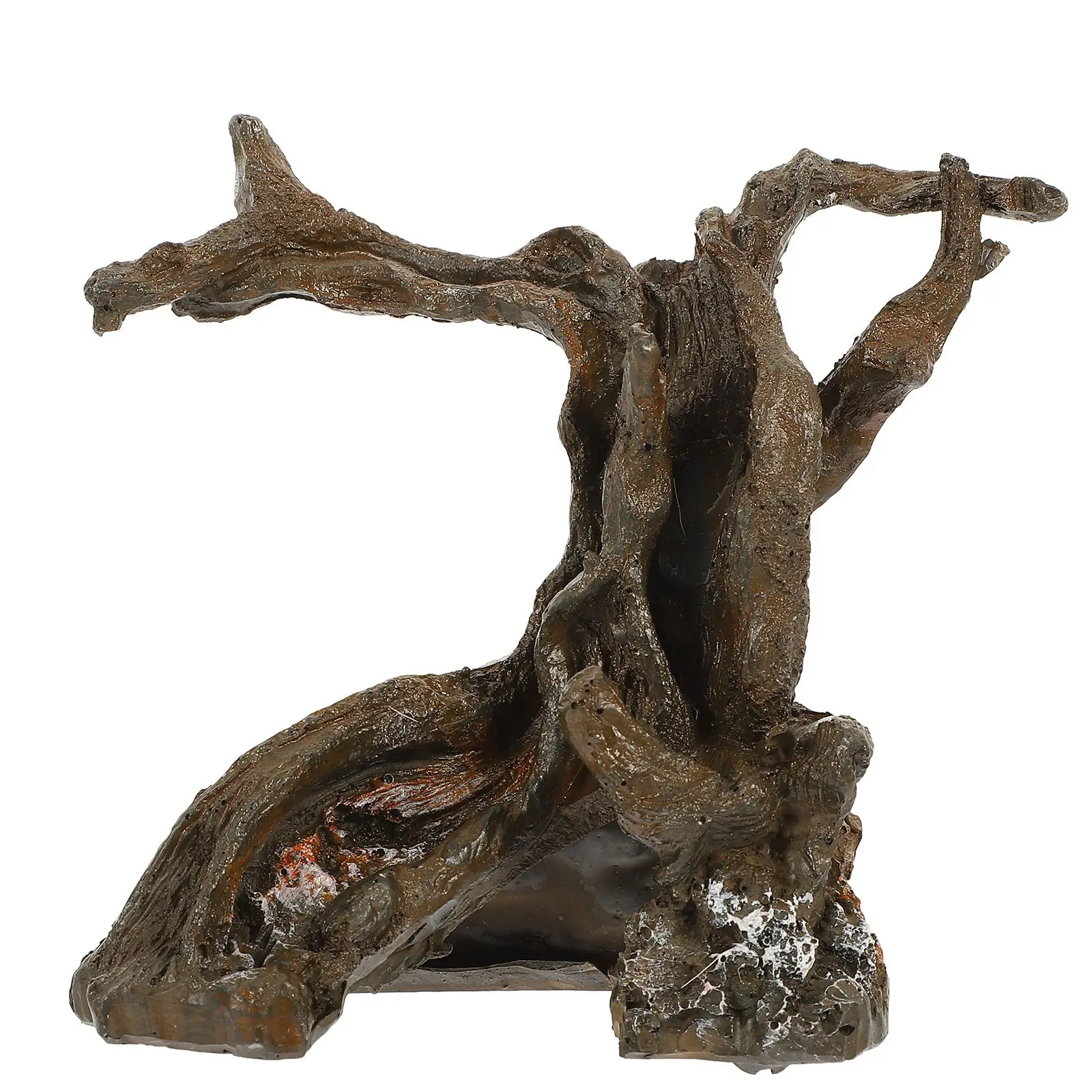 

Simulated Fallen Wood Roots Decor Realistic Resin Tree Root Craft for Aquarium Fish Tank Pond Pet Supplies Lifelike Bonsai