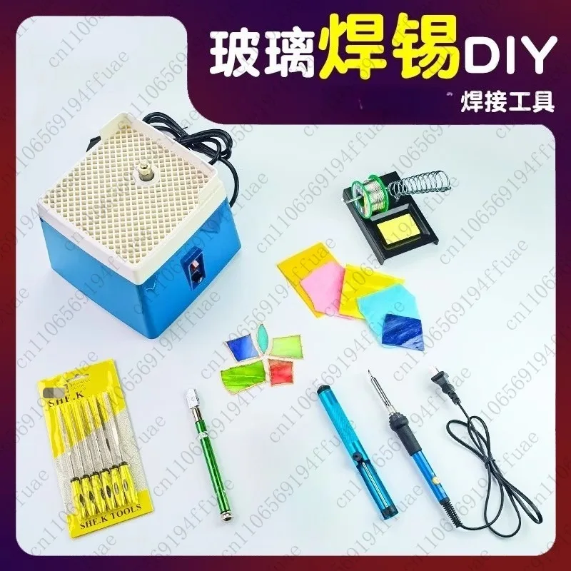 Glass Soldering Tools, Mica Inlay Grinding Table, Electric Soldering Iron, Colored Mosaic, Handmade DIY