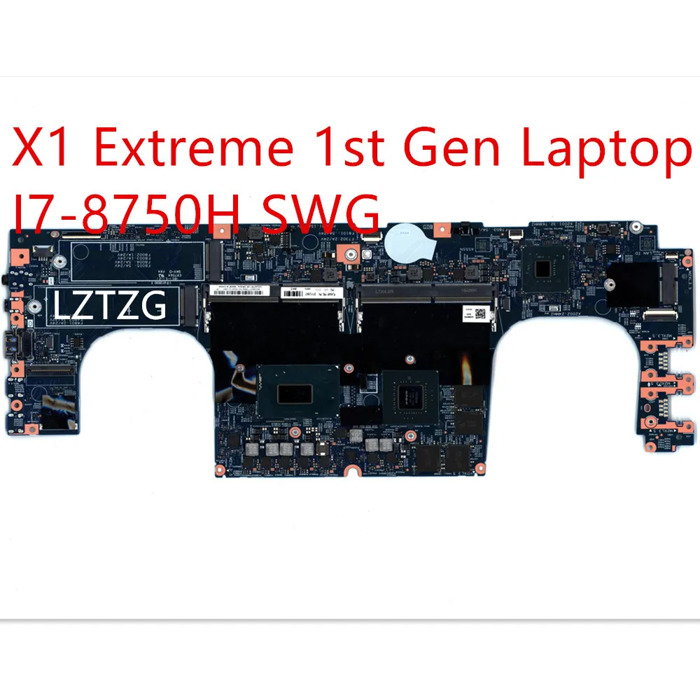 

Motherboard For Lenovo ThinkPad X1 Extreme 1st Gen Laptop Mainboard I7-8750H SWG 01YU697 01YU947