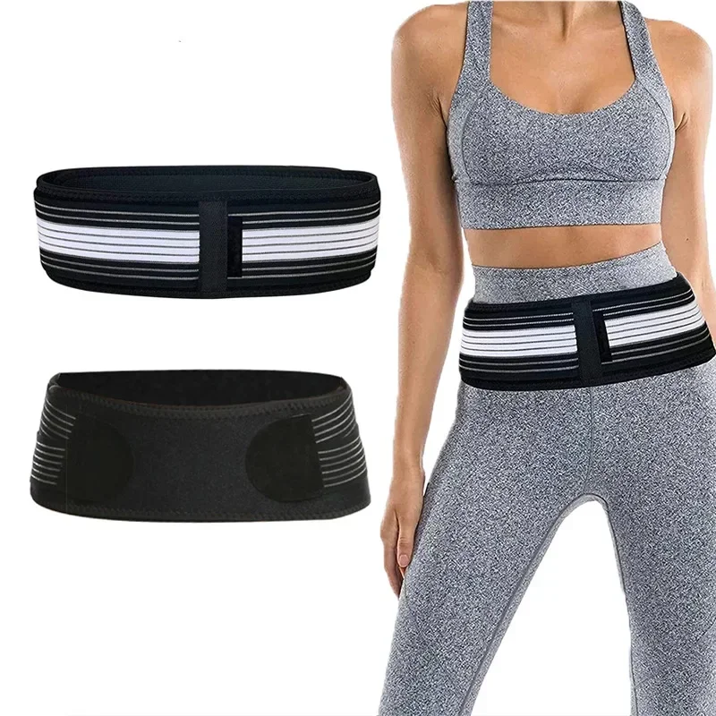 120cm 130cm Sacroiliac SI Joint Hip Belt Lower Back Support-Hip Braces for Hip Pain Pelvic Support Belt Sciatica Ease Protect