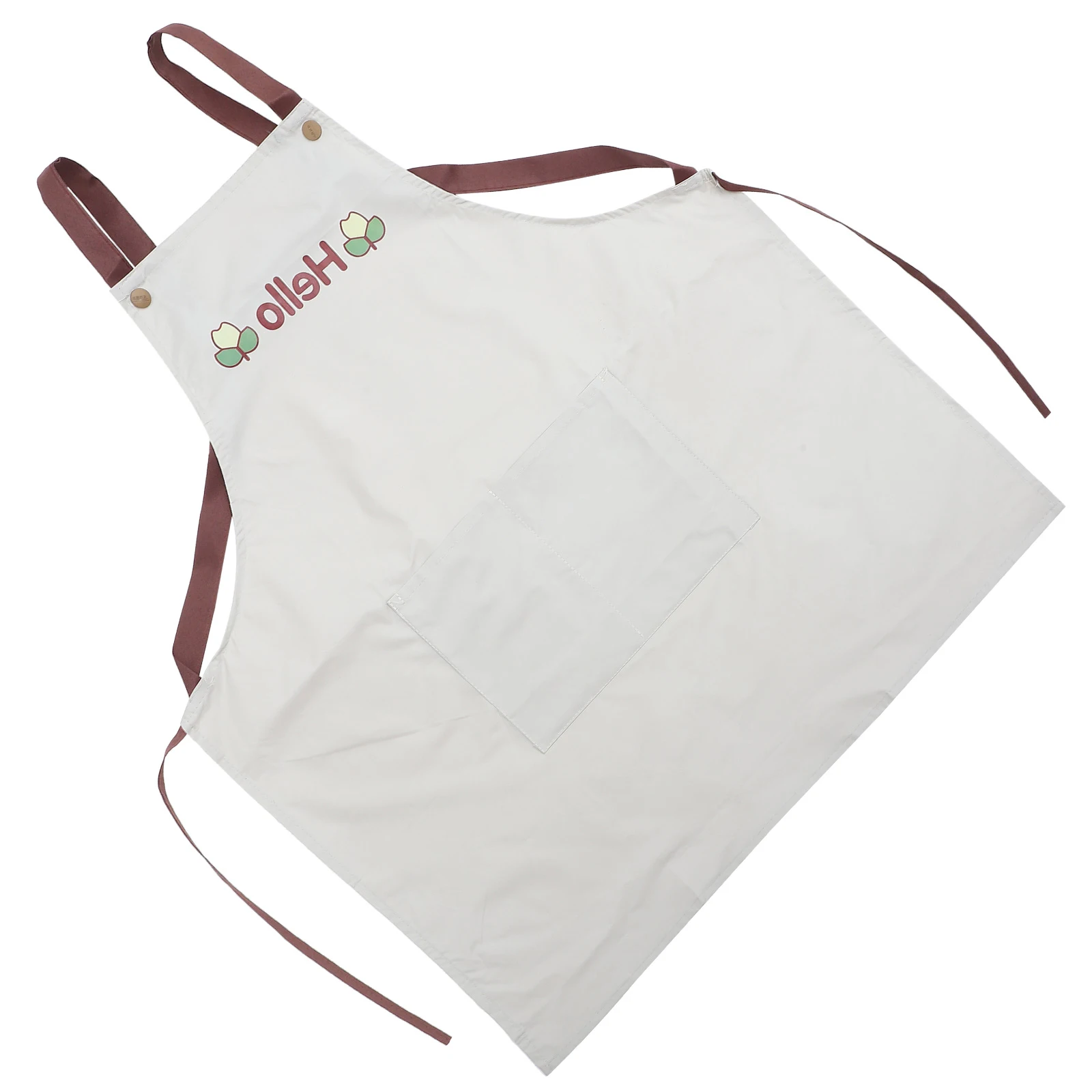 

Waterproof Kitchen Apron High Density Oil Proof Coating Adjustable Strap Home Cooking Baking Cleaning Gardening Must Have Tool