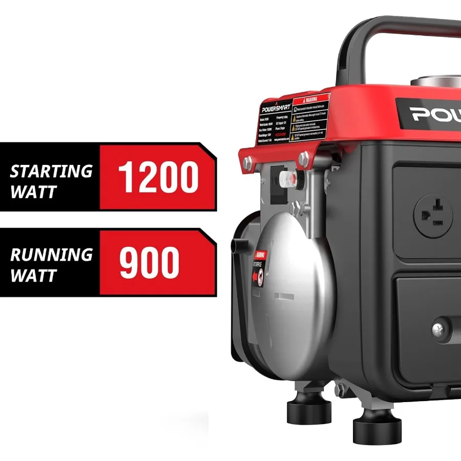 เครื่องกำเนิดไฟฟ้าแบบพกพา 1200 วัตต์ ดีไซน์น้ำหนักเบาพิเศษ เงียบเป็นพิเศษ สำหรับการตั้งแคมป์กลางแจ้ง ใช้เป็นไฟสำรองในกรณีฉุกเฉิน และในพื้นที่ห่างไกล