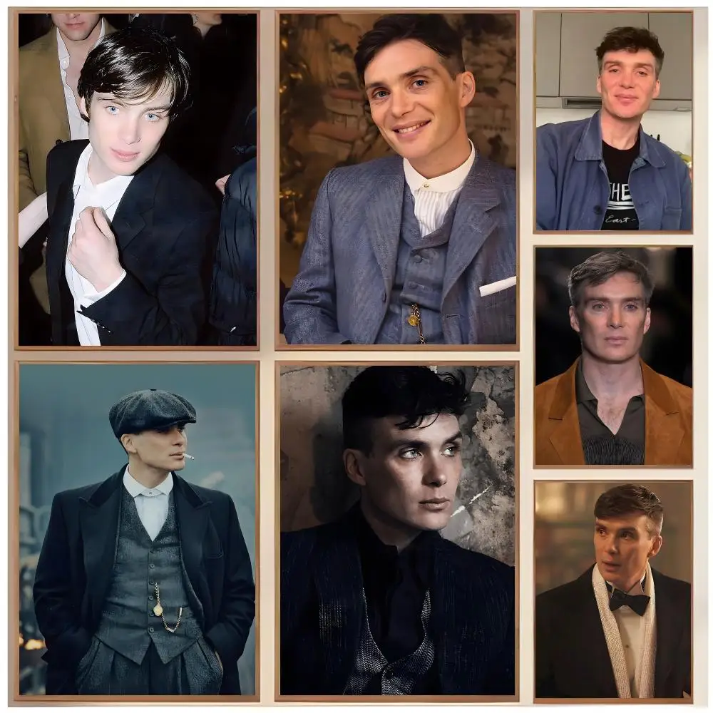 actor celebrity C‑Cillian Murphy Poster  Classic Home Interior Design & Modern Wall Art Collection