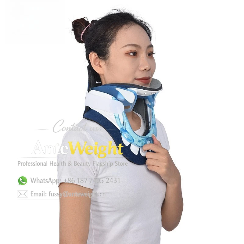 

Регулируемый шейный воротник, легкий полимерный шейный бандаж для поддержки и иммобилизации | Портативная и простая в использовании подушка для поддержки шеи