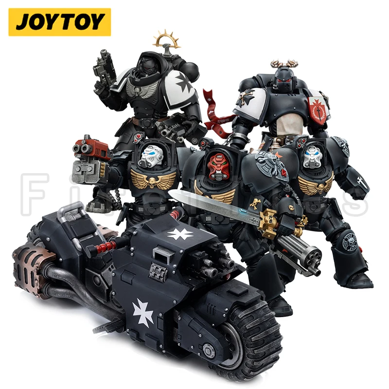 

1/18 JOYTOY Action Figure 40K Black Templar Figure And Mechas Anime Model Toy