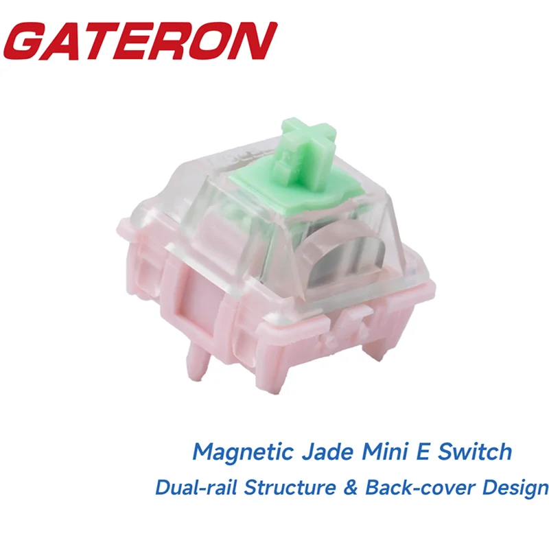 Gateron Magnetic Jade Mini E Switch Linear Hall Sensor RGB DIY Customized Mechanical Magnetic Keyboard Free Setting Pre Travel
