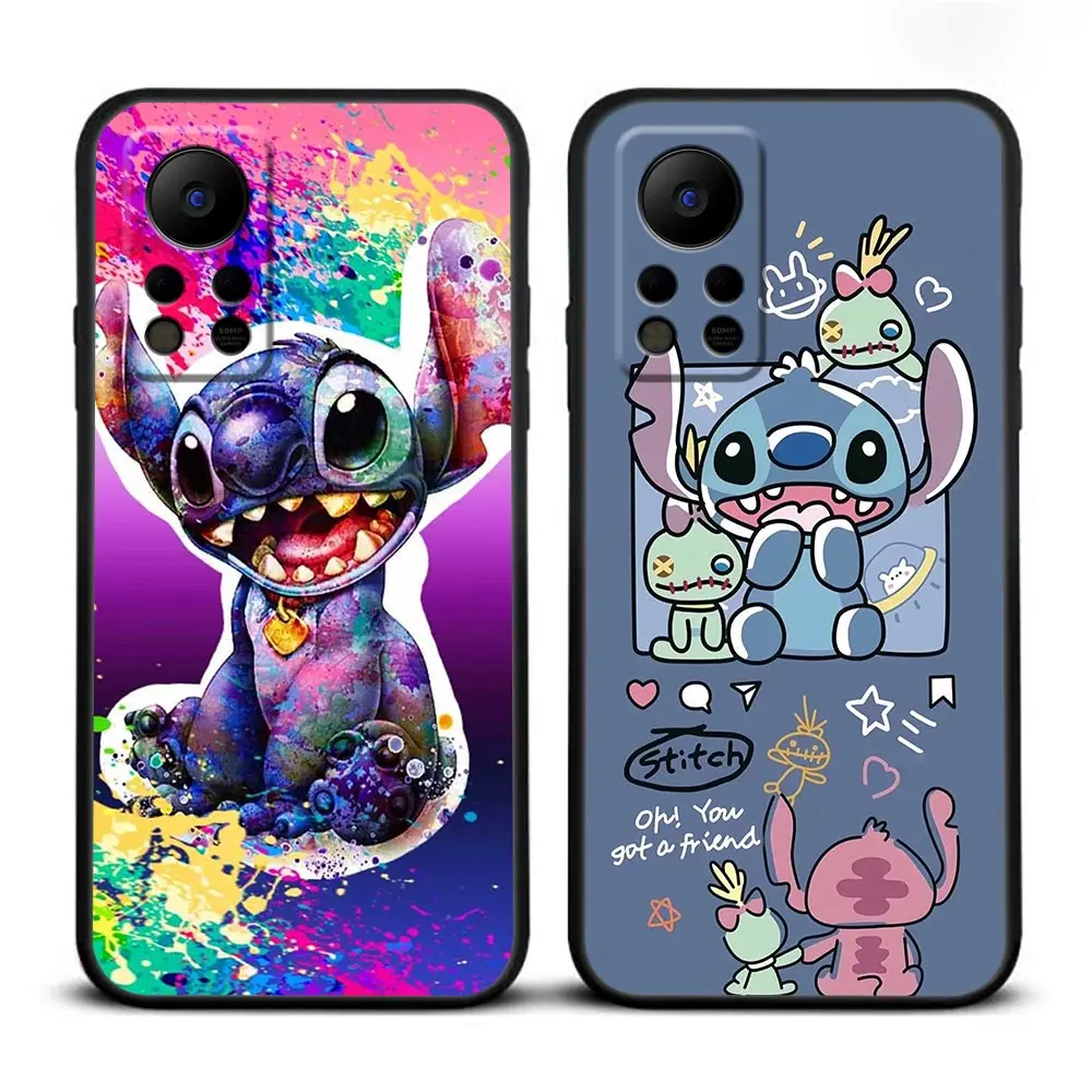 L-Lilo S-Stitch And A-Angel Phone Case For Infinix TECNO SPARK 7 6 5 HOT 30 30I 20 20I 20S 12 12I 11 11S 10 10I 10S Case Funda