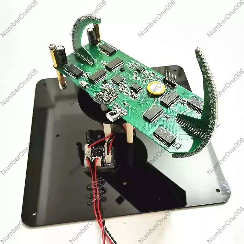 

Двухсферический вращающийся LED-дисплей: Комплект для часов с эффектом POV, рекламный экран, глобус, детали для DIY-набора